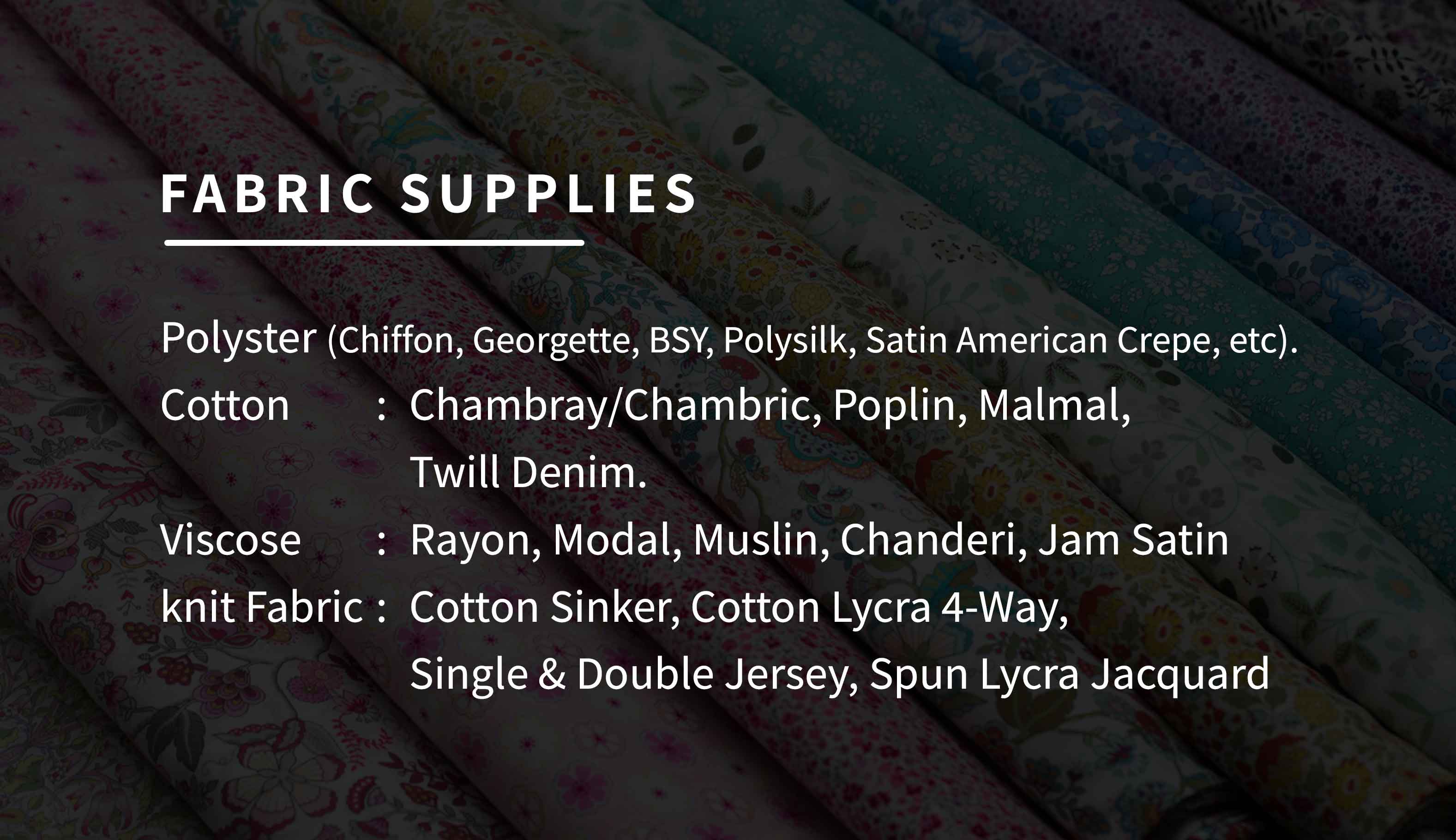 Fabric Supplies